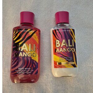 Bath & Body Works Bali Mango Body Wash & Lotion Set 10 Fl Oz Each Tropical Scent
